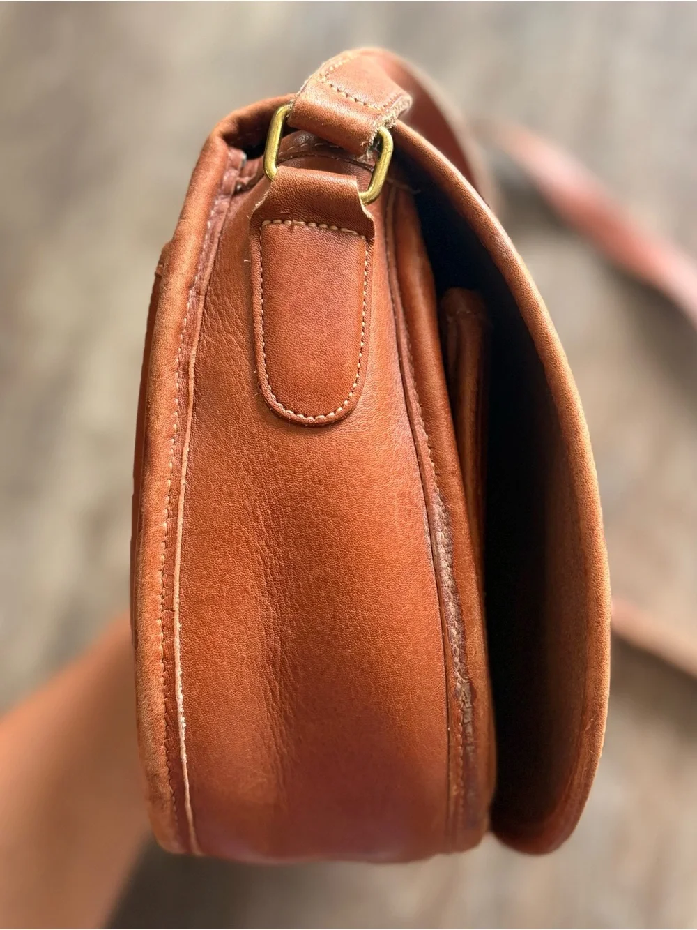 Vintage Coach Saddle Bag